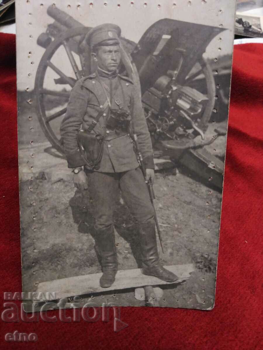 1917, PSV, FOTO REGAL - soldat, Uniforma, toc, tun