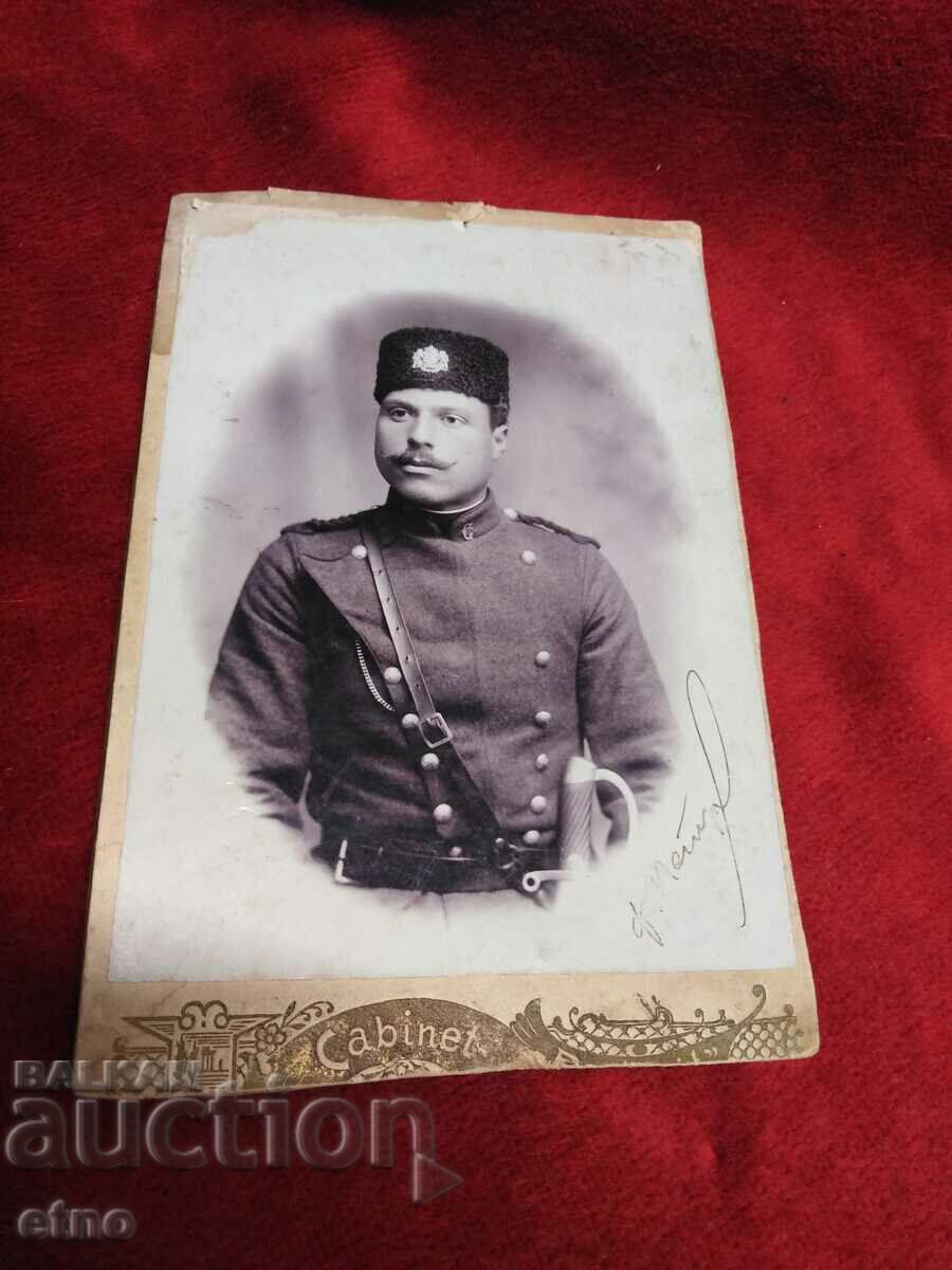 1903г,ЦАРСКА СНИМКА КАРТОН войник, Униформа с цена 65.00 лв. | € 33.23 1903г,ЦАРСКА СНИМКА КАРТОН войник, Униформа с цена 65.00 лв. | € 33.23