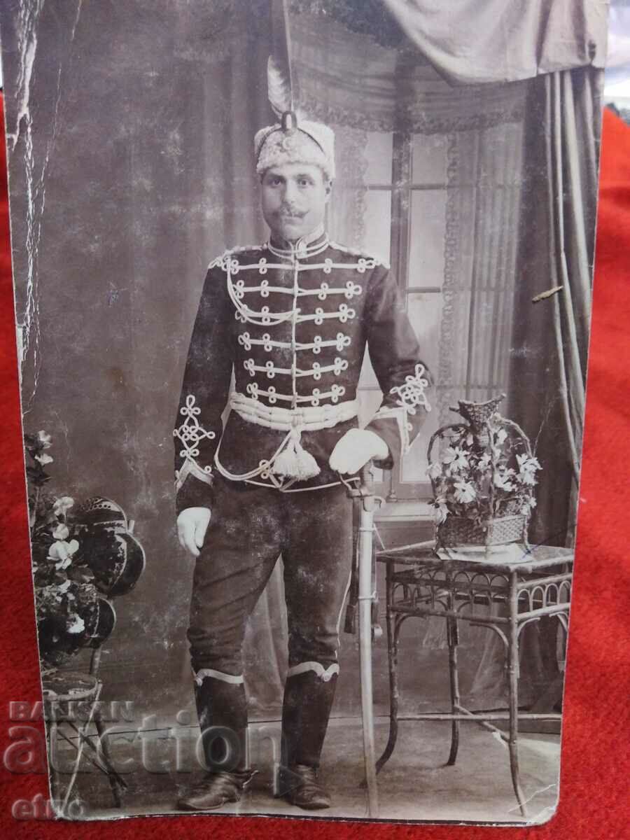 1913, FOTO REGAL, paznic, soldat, Uniformă,