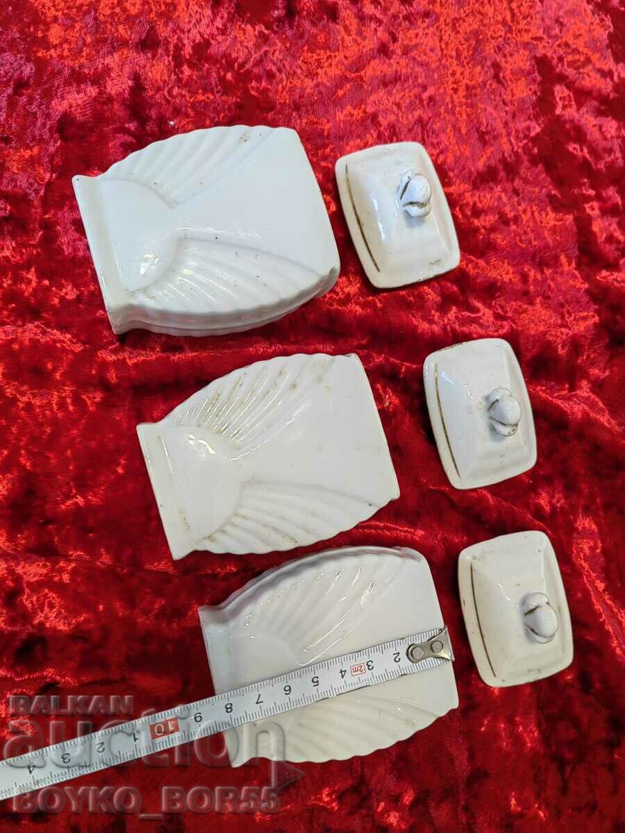 Auction Bulgarian Soc Porcelain Spice Jars Auction Bulgarian Soc Porcelain Spice Jars