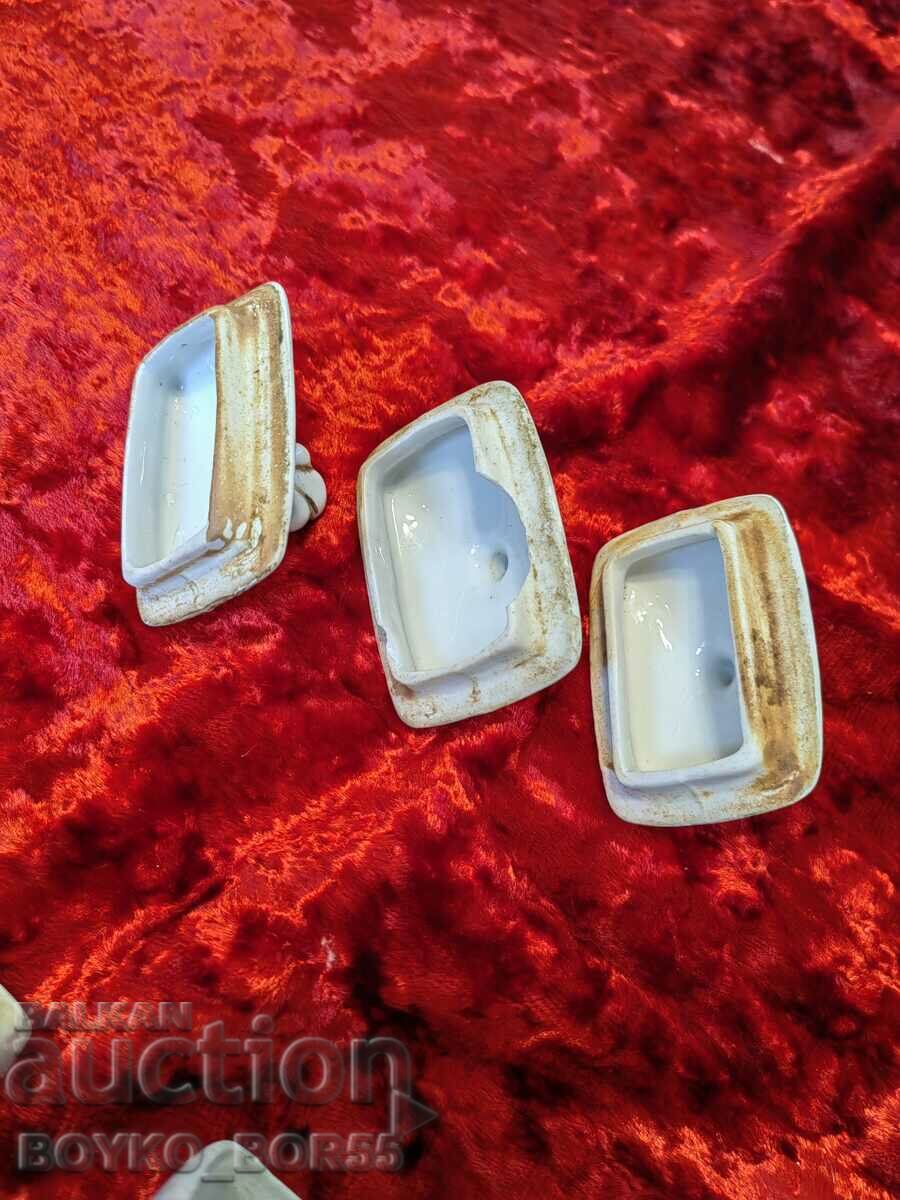 Bulgarian Soc Porcelain Spice Jars - 5 Bulgarian Soc Porcelain Spice Jars - 5