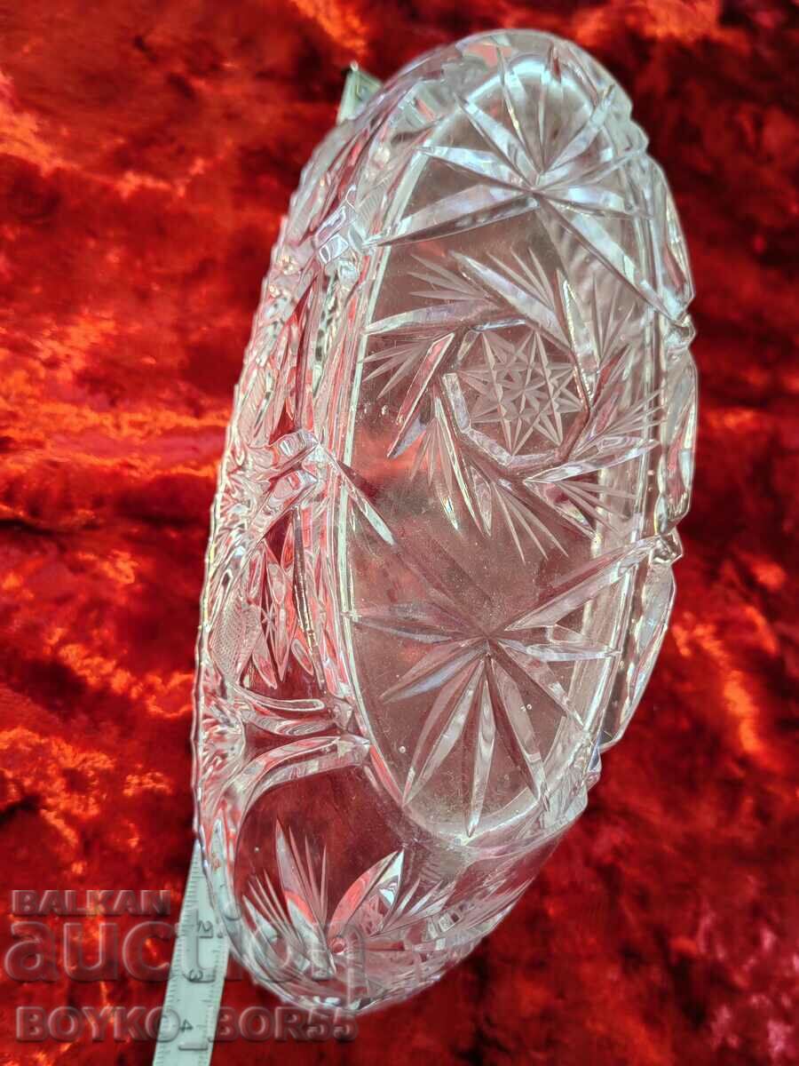 Delivery of Original Crystal Czech Fruitiera Gondola from the 1970s Delivery of Original Crystal Czech Fruitiera Gondola from the 1970s