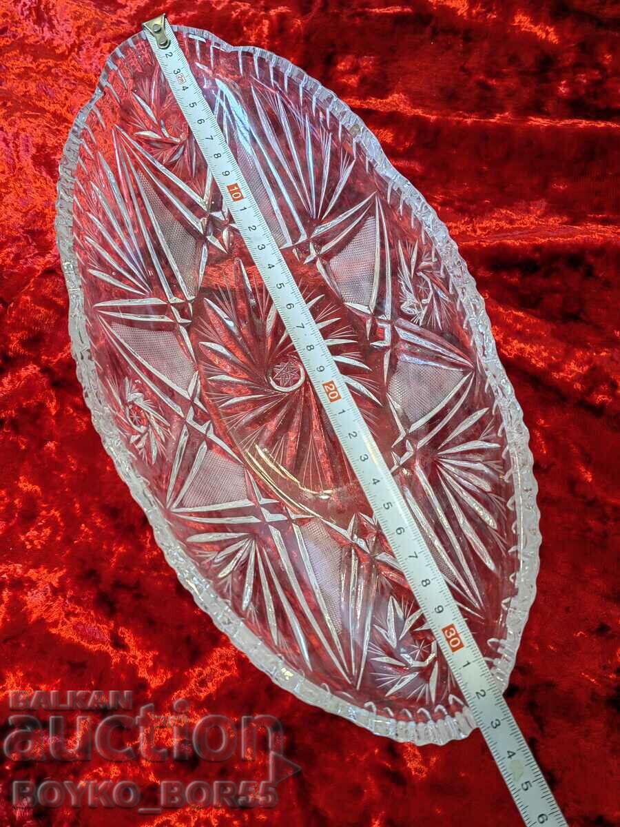 Delivery of Original Crystal Czech Fruitiera Gondola from the 1970s Delivery of Original Crystal Czech Fruitiera Gondola from the 1970s