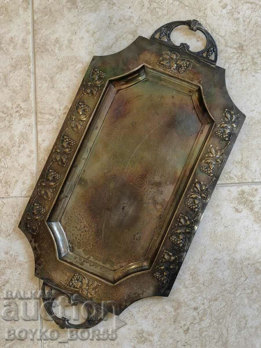 A gorgeous Antique Bronze Plated Tray from the End of the 19th c