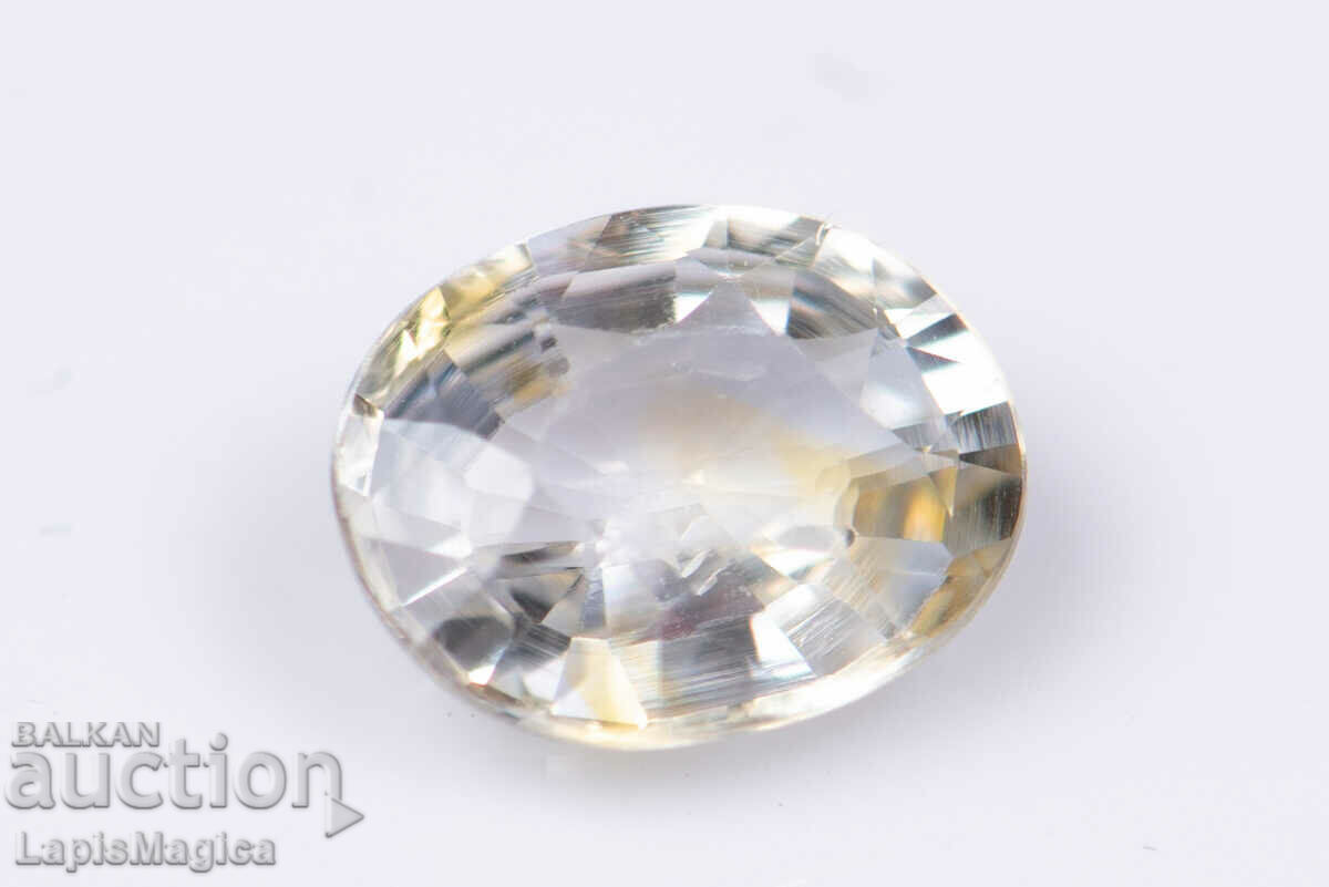 Pale yellow sapphire 0.60ct VS oval cut Ceylon orange f with price 35.00 BGN | € 17.90 Pale yellow sapphire 0.60ct VS oval cut Ceylon orange f with price 35.00 BGN | € 17.90