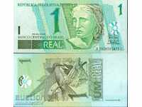 BRAZIL BRAZIL 1 Rial Issue Issue 1999 - 2001 NEW UNC