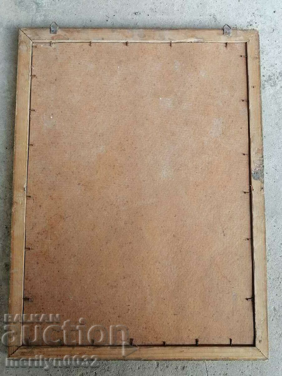 Soch picture in frame, portrait of Georgi Dimitrov with price 79.00 BGN | € 40.39 Soch picture in frame, portrait of Georgi Dimitrov with price 79.00 BGN | € 40.39