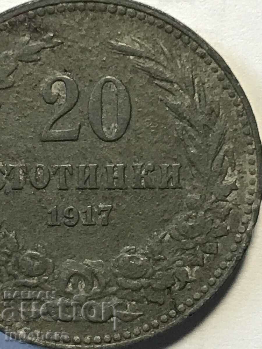 Livrarea MONEDA 20 STOTINKI 1917 BULGARIA