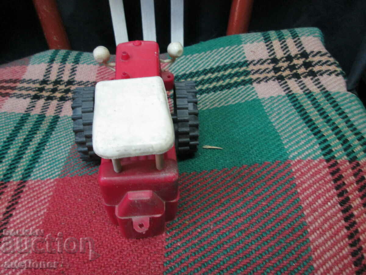 LARGE PLASTIC TRACTOR-SOCIAL TOY - 5 LARGE PLASTIC TRACTOR-SOCIAL TOY - 5