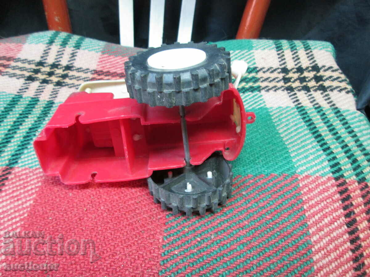 LARGE PLASTIC TRACTOR-SOCIAL TOY - 7 LARGE PLASTIC TRACTOR-SOCIAL TOY - 7