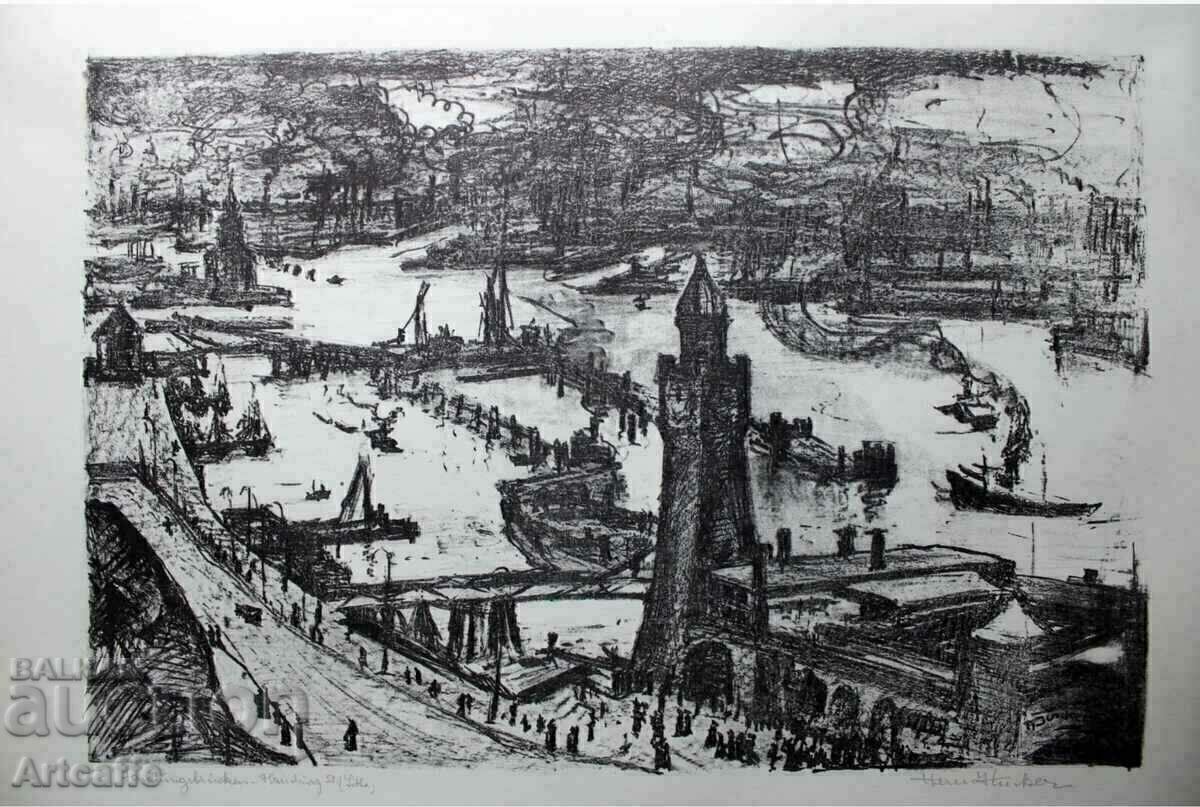 Lithograph Hermann Junker with price 350.00 BGN | € 178.95 Lithograph Hermann Junker with price 350.00 BGN | € 178.95