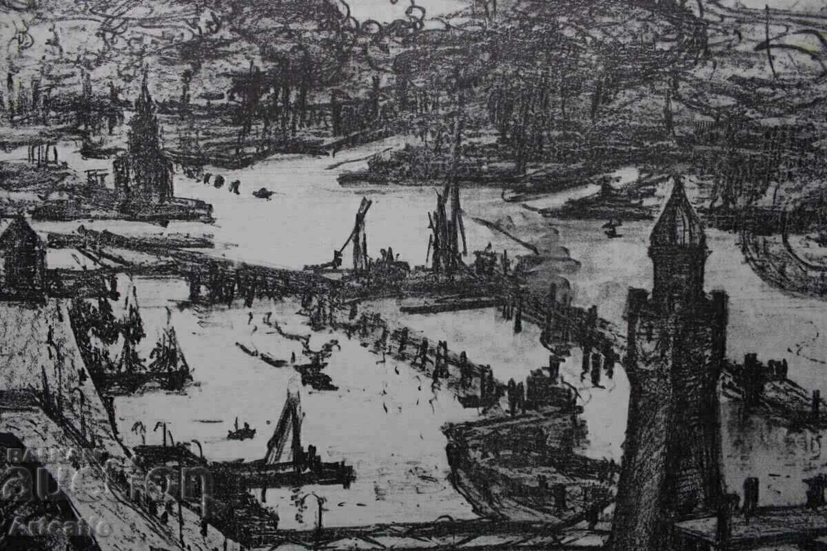 Delivery of Lithograph Hermann Junker Delivery of Lithograph Hermann Junker