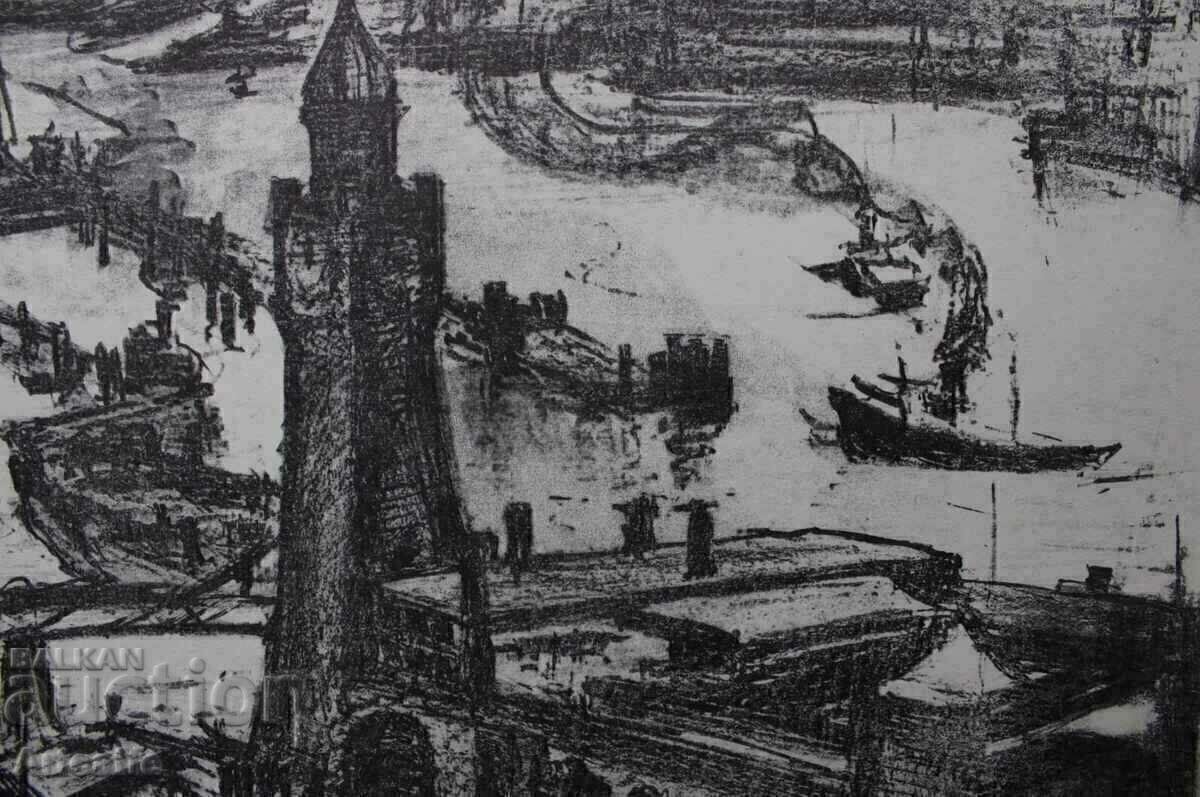 Lithograph Hermann Junker - 5 Lithograph Hermann Junker - 5