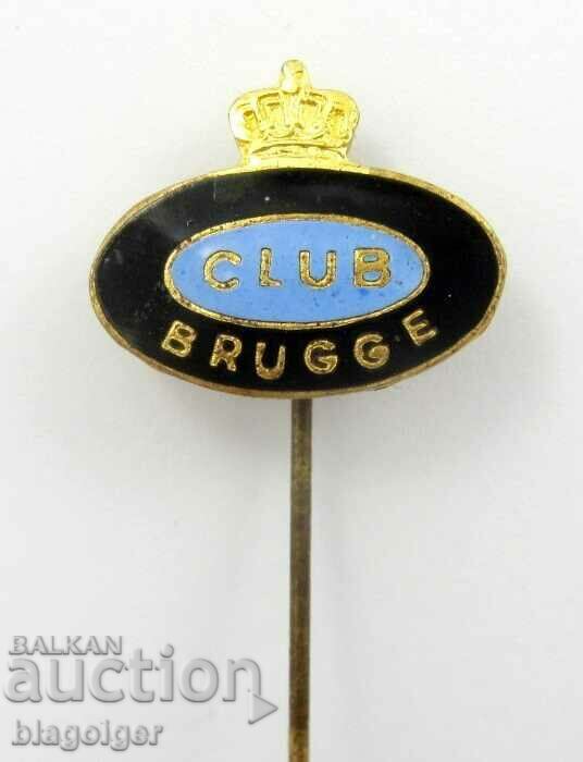 Old Football Badge - Bruges Belgium - Enamel