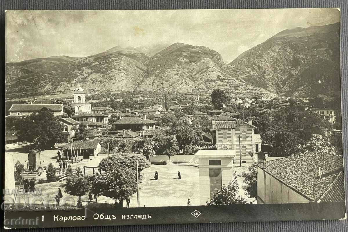 3441 Царство България Карлово общ изглед 1934г.