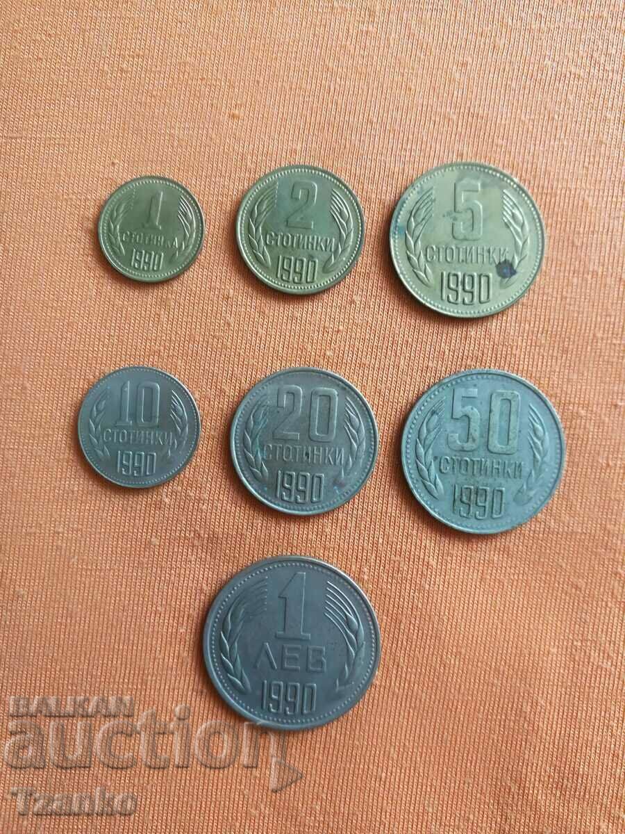 Lot de monede - 1990.
