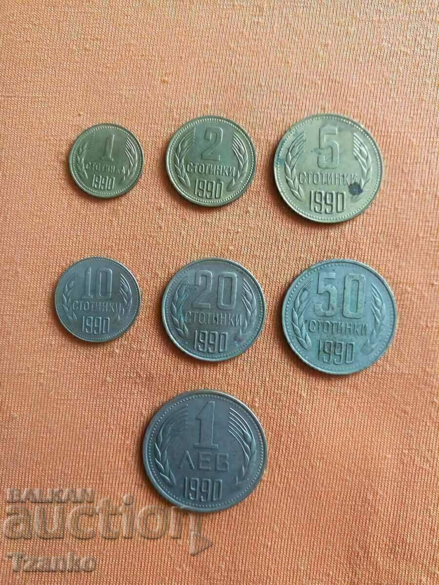 Lot of coins - 1990.