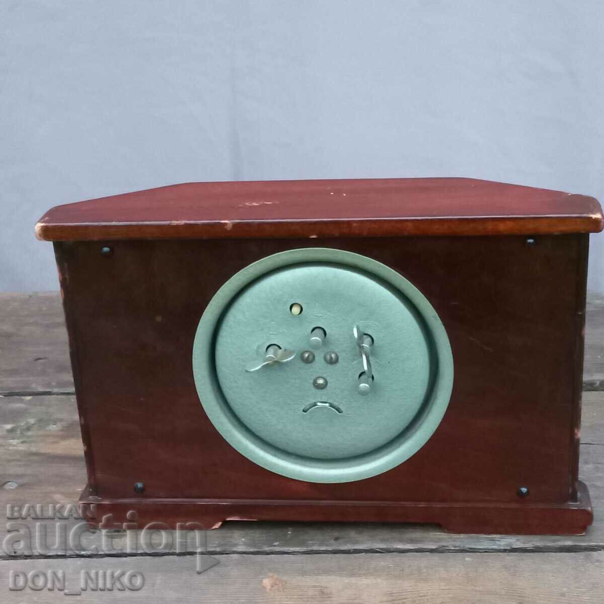 Rare Chinese Wooden Alarm Clock 1950 - 5 Rare Chinese Wooden Alarm Clock 1950 - 5