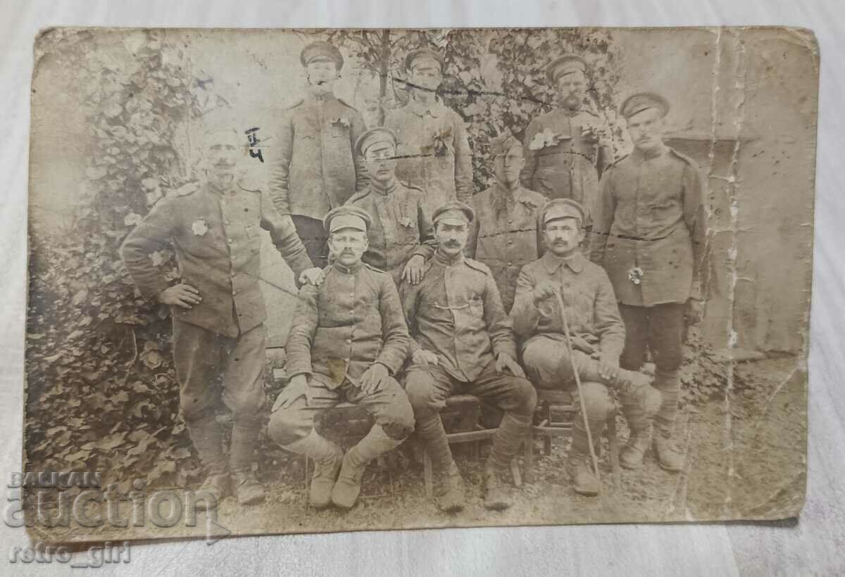 I am selling an old military postcard, photo.