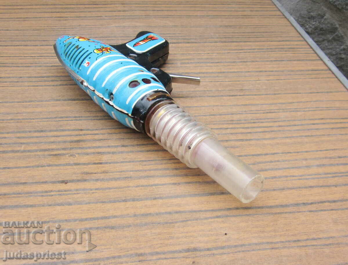 Παράδοση Λαμαρινένιο μηχανικό διαστημικό παιχνίδι blaster σοσιαλιστικό Παράδοση Λαμαρινένιο μηχανικό διαστημικό παιχνίδι blaster σοσιαλιστικό