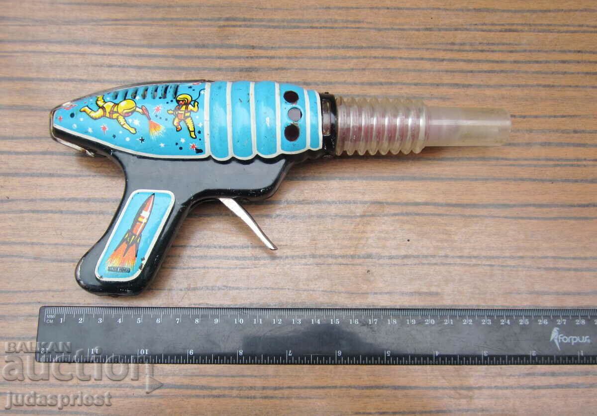 Λαμαρινένιο μηχανικό διαστημικό παιχνίδι blaster σοσιαλιστικό - 7 Λαμαρινένιο μηχανικό διαστημικό παιχνίδι blaster σοσιαλιστικό - 7