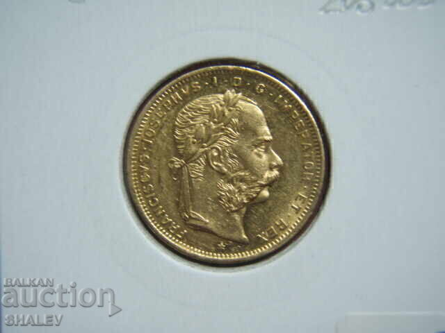 20 Franci / 8 Florini 1889 Austria (Avstriya) - AU (aur) - 6