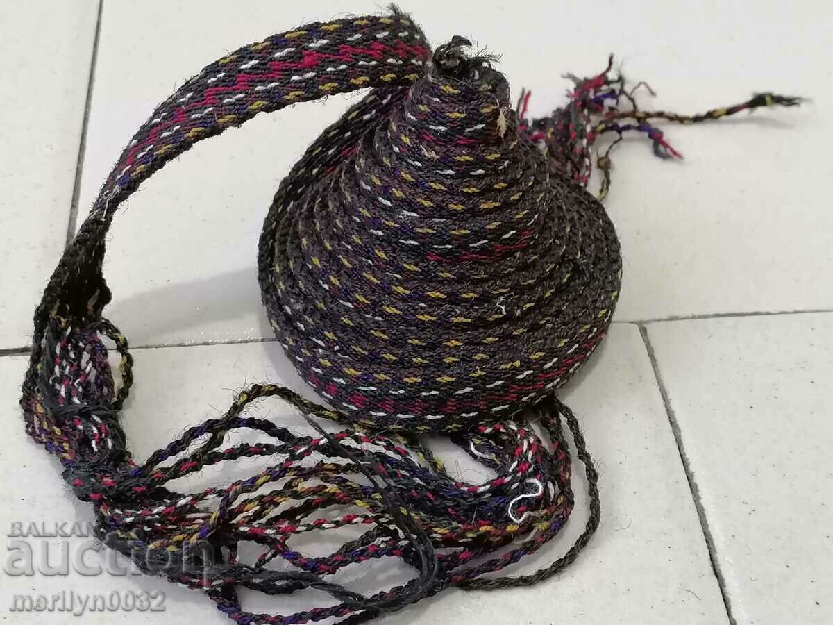 Curea veche tesuta manual, centura, centura costum - 5 Curea veche tesuta manual, centura, centura costum - 5