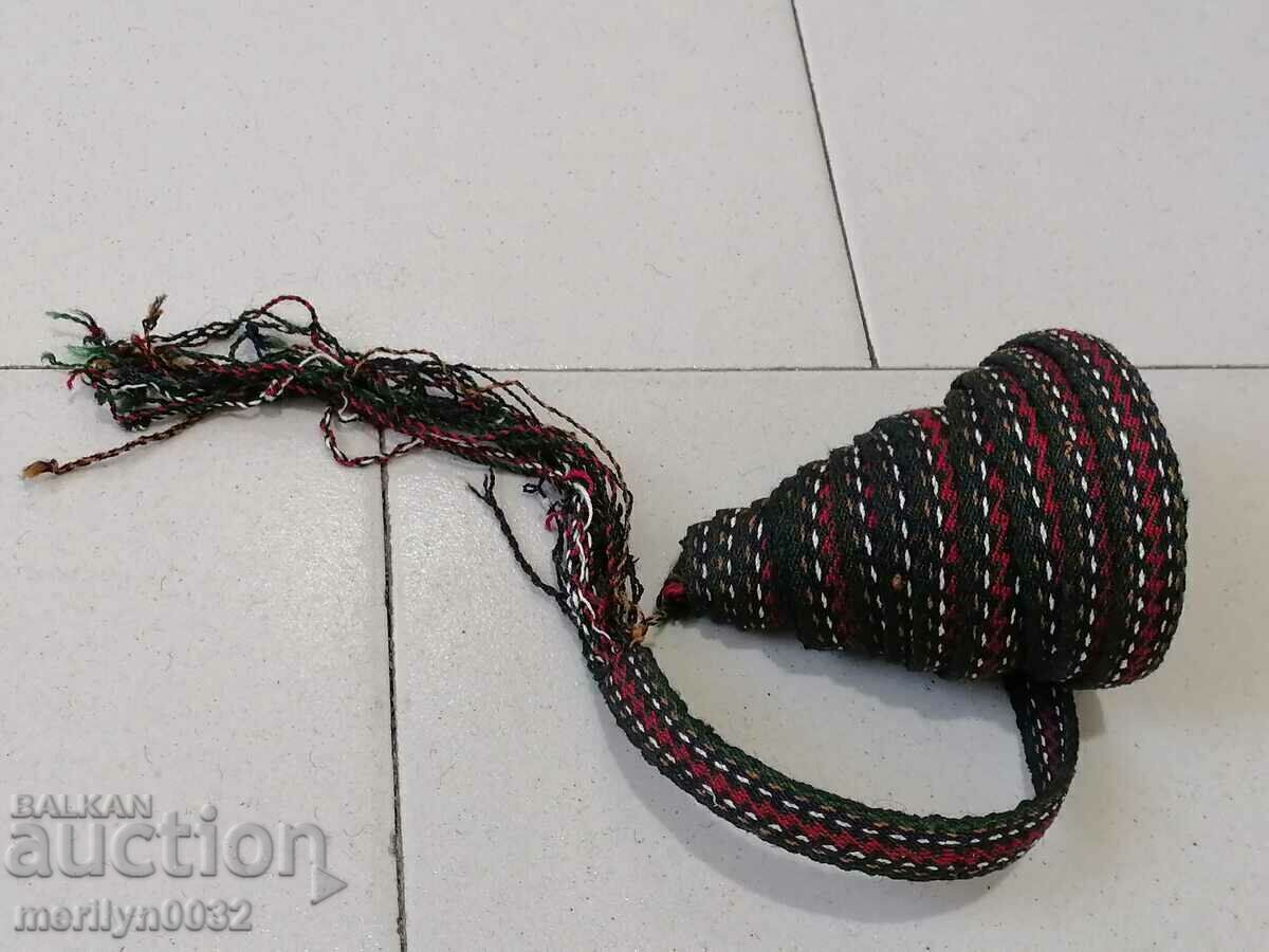 Delivery of Old handwoven belt, girdle, costume belt