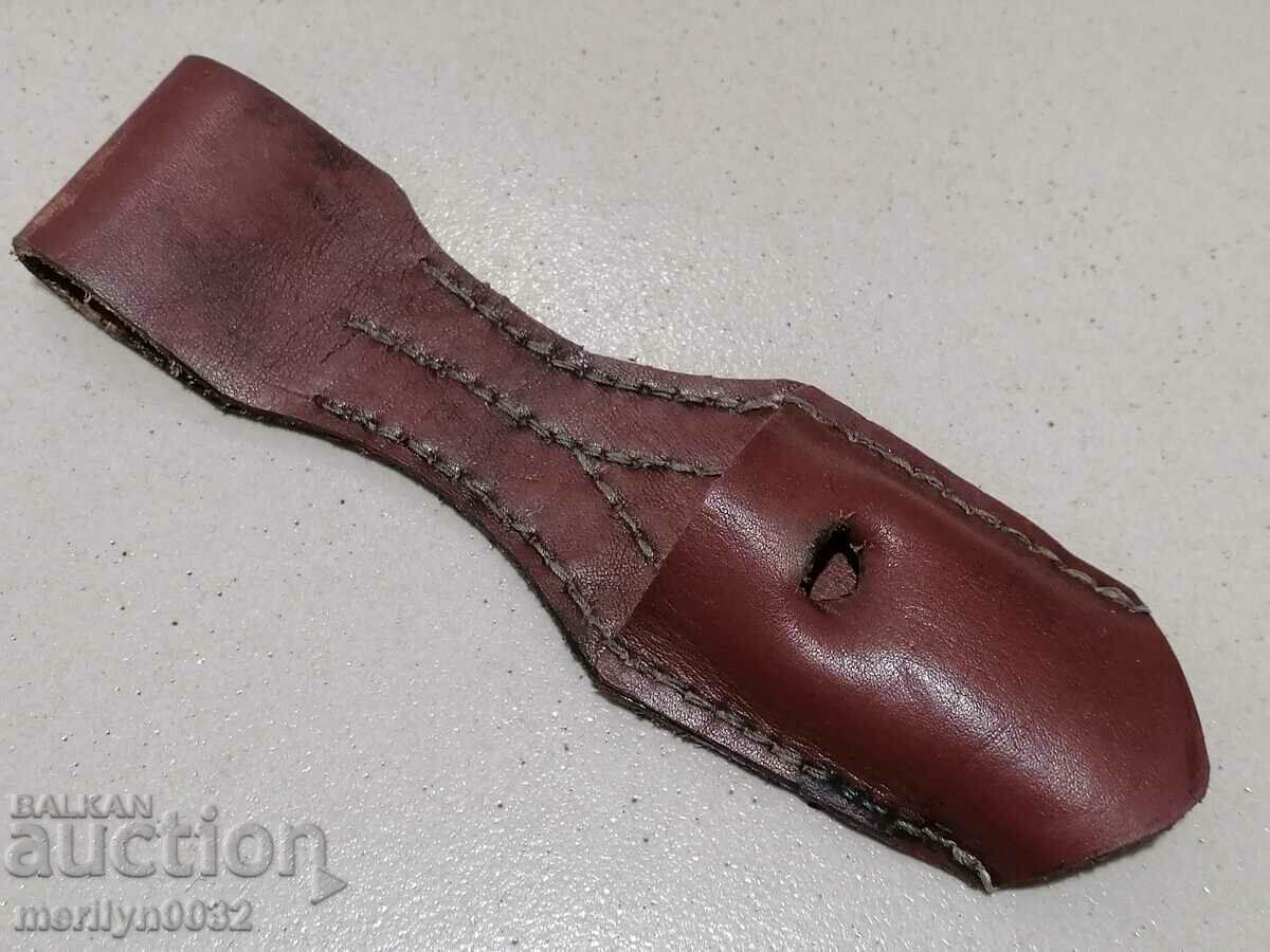 Leather scabbard for bayonet knife bayonet M-95 K-98 WW1 WW2