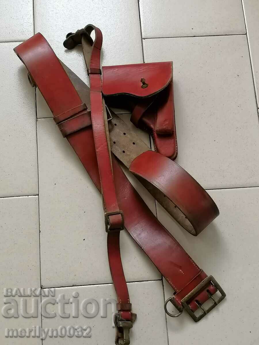 Imperial Officers Combat Belt WW2 Walther RR Pistol Holster - 6