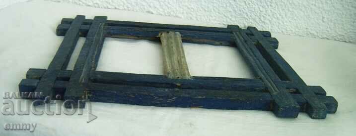 Rama veche din lemn pentru doua poze, rama dubla - 6