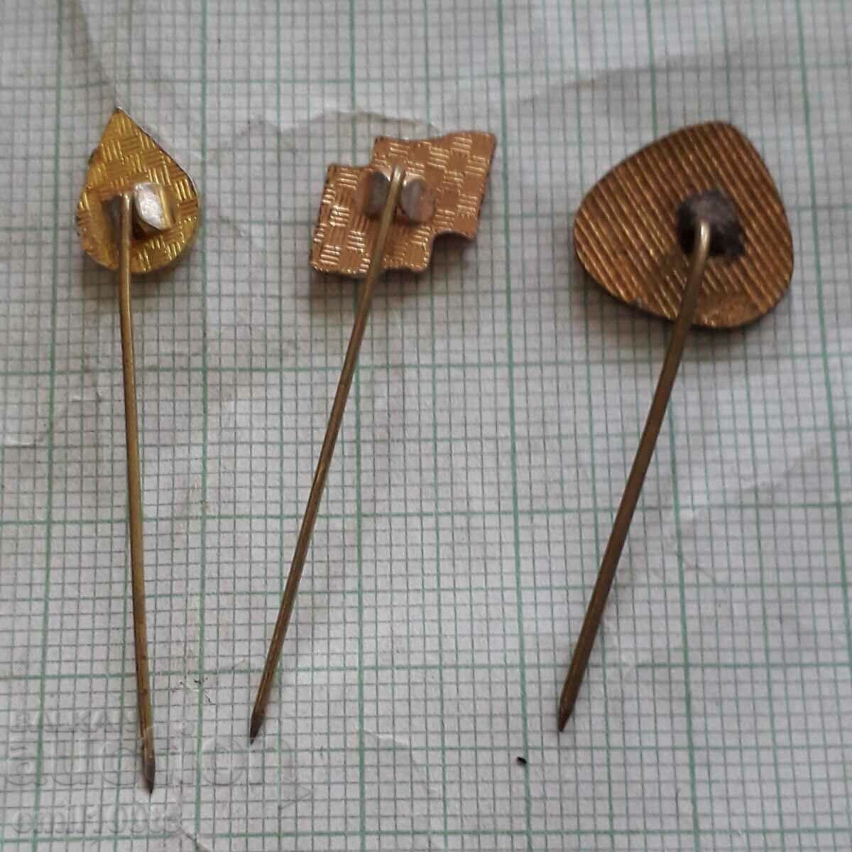 Ecusoane 3 bucăți Donator de sânge BRC - 5 Ecusoane 3 bucăți Donator de sânge BRC - 5