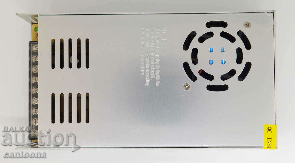 Τροφοδοτικό για κάμερες 12V / 30 A / 360W, με ποτενσιόμετρο με τιμή 52.99 BGN | € 27.09