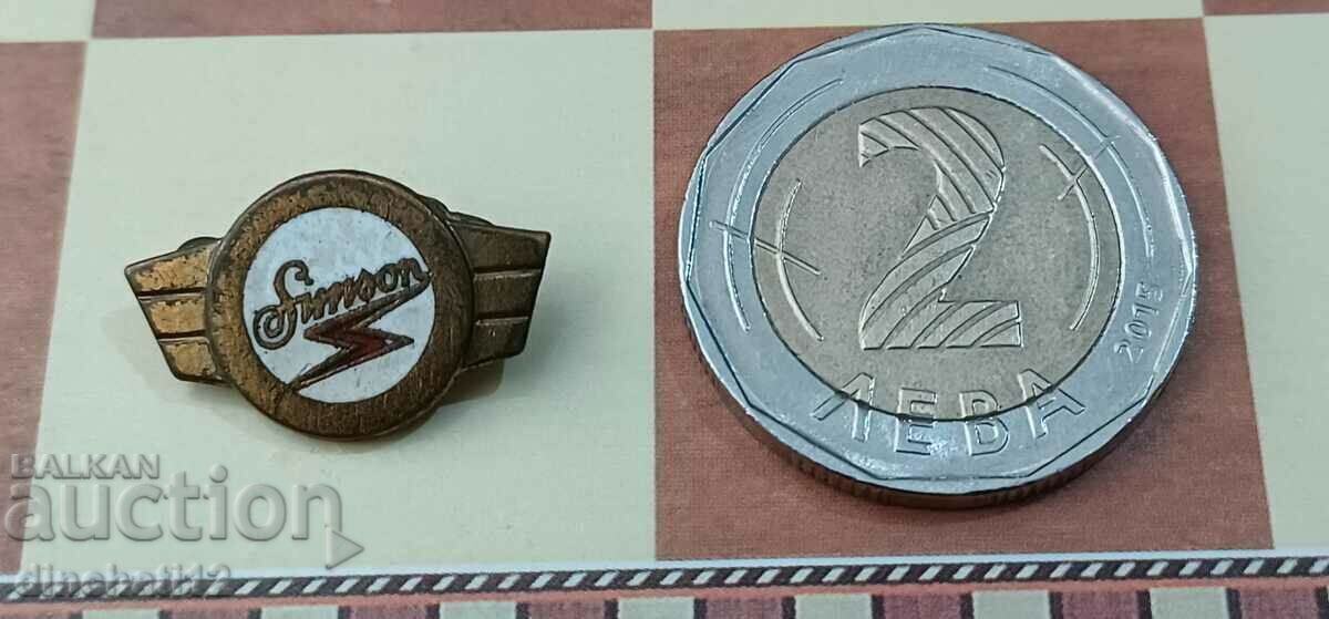 Delivery of Sign. Simson motorcycle. Auto Moto