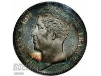 5 φράγκα, δείγμα, δοκίμιο, Charles H. 1824 SP64.