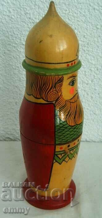 Ρωσική matryoshka - κούκλα από ξύλινο μπουκάλι, πολεμιστής, 28 cm με τιμή 30.00 BGN | € 15.34 Ρωσική matryoshka - κούκλα από ξύλινο μπουκάλι, πολεμιστής, 28 cm με τιμή 30.00 BGN | € 15.34