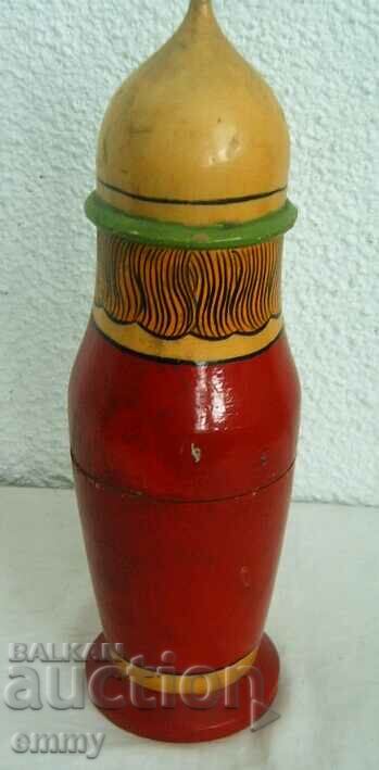 Δημοπρασία Ρωσική matryoshka - κούκλα από ξύλινο μπουκάλι, πολεμιστής, 28 cm Δημοπρασία Ρωσική matryoshka - κούκλα από ξύλινο μπουκάλι, πολεμιστής, 28 cm