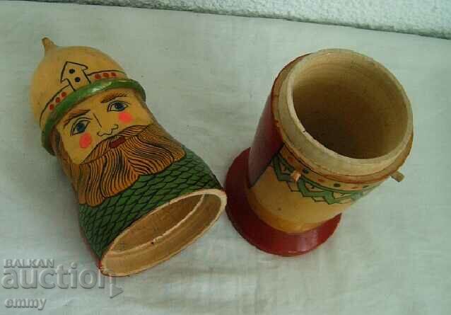 Παράδοση Ρωσική matryoshka - κούκλα από ξύλινο μπουκάλι, πολεμιστής, 28 cm Παράδοση Ρωσική matryoshka - κούκλα από ξύλινο μπουκάλι, πολεμιστής, 28 cm