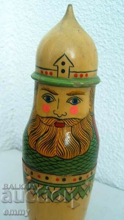 Ρωσική matryoshka - κούκλα από ξύλινο μπουκάλι, πολεμιστής, 28 cm - 7 Ρωσική matryoshka - κούκλα από ξύλινο μπουκάλι, πολεμιστής, 28 cm - 7