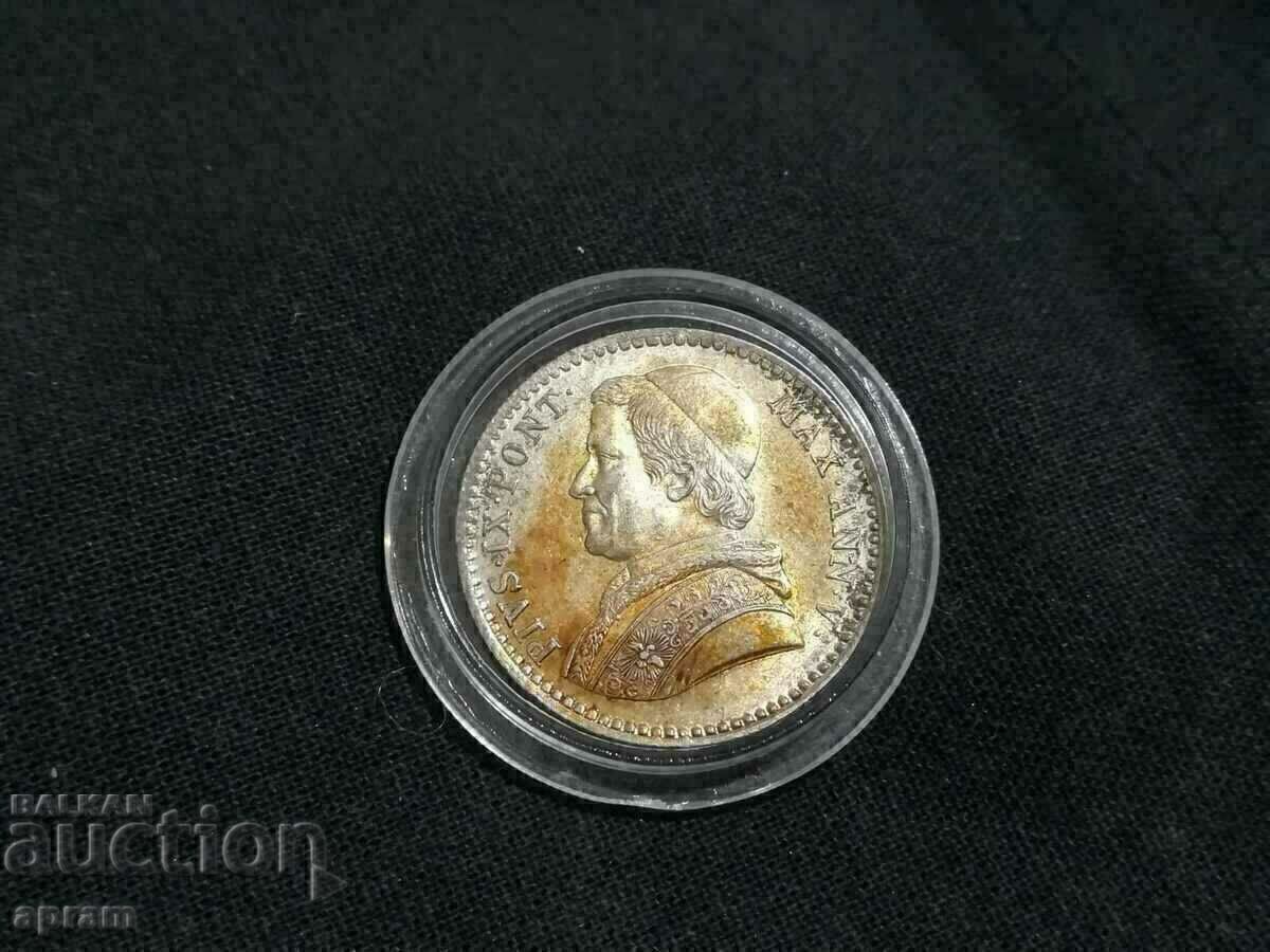 20 Baiocchi 1850. Βατικανό, Βατικανό, Βατικανό. - 6