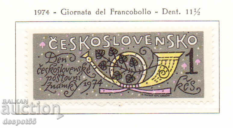 1974. Чехословакия. Ден на пощенската марка.