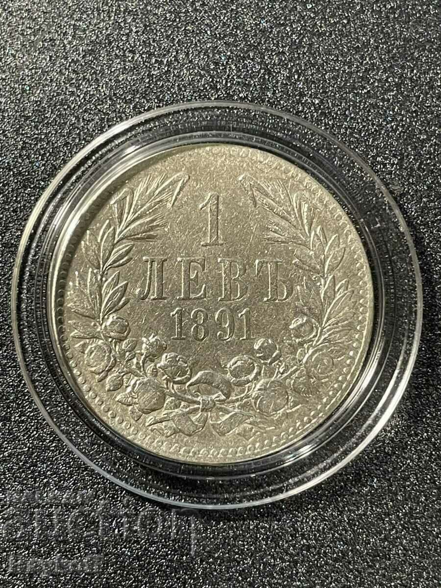 1 BGN 1891 argint 0,835