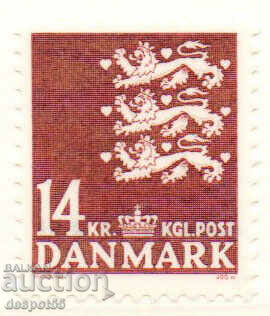1982. Дания. Герб - стилизиран лъв.