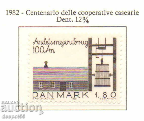 1982. Denmark. 100 years of co-operative dairying.