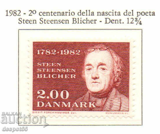 1982. Danemarca. Steen Steensen Blicher - poet.