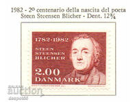 1982. Denmark. Steen Steensen Blicher - poet.