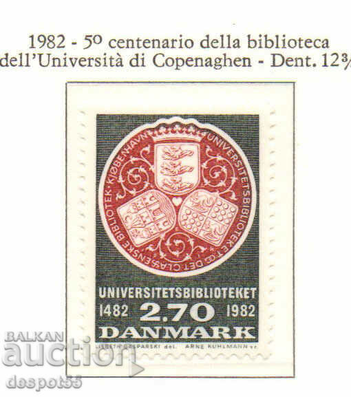 1982. Дания. 500-годишнината на Университетската библиотека.