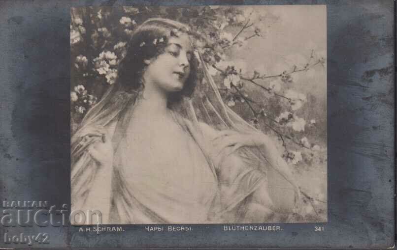 Καρτ ποστάλ, αρχές 20ου αιώνα, πίσω - κείμενο. 8