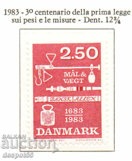 1983. Δανία. 300 χρόνια του Διατάγματος για τα Βάρη και τα Μέτρα.