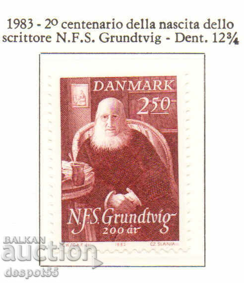 1983. Δανία. 200 χρόνια από τη γέννηση του Ν.Φ.Σ. Grundvig - ποιητής.